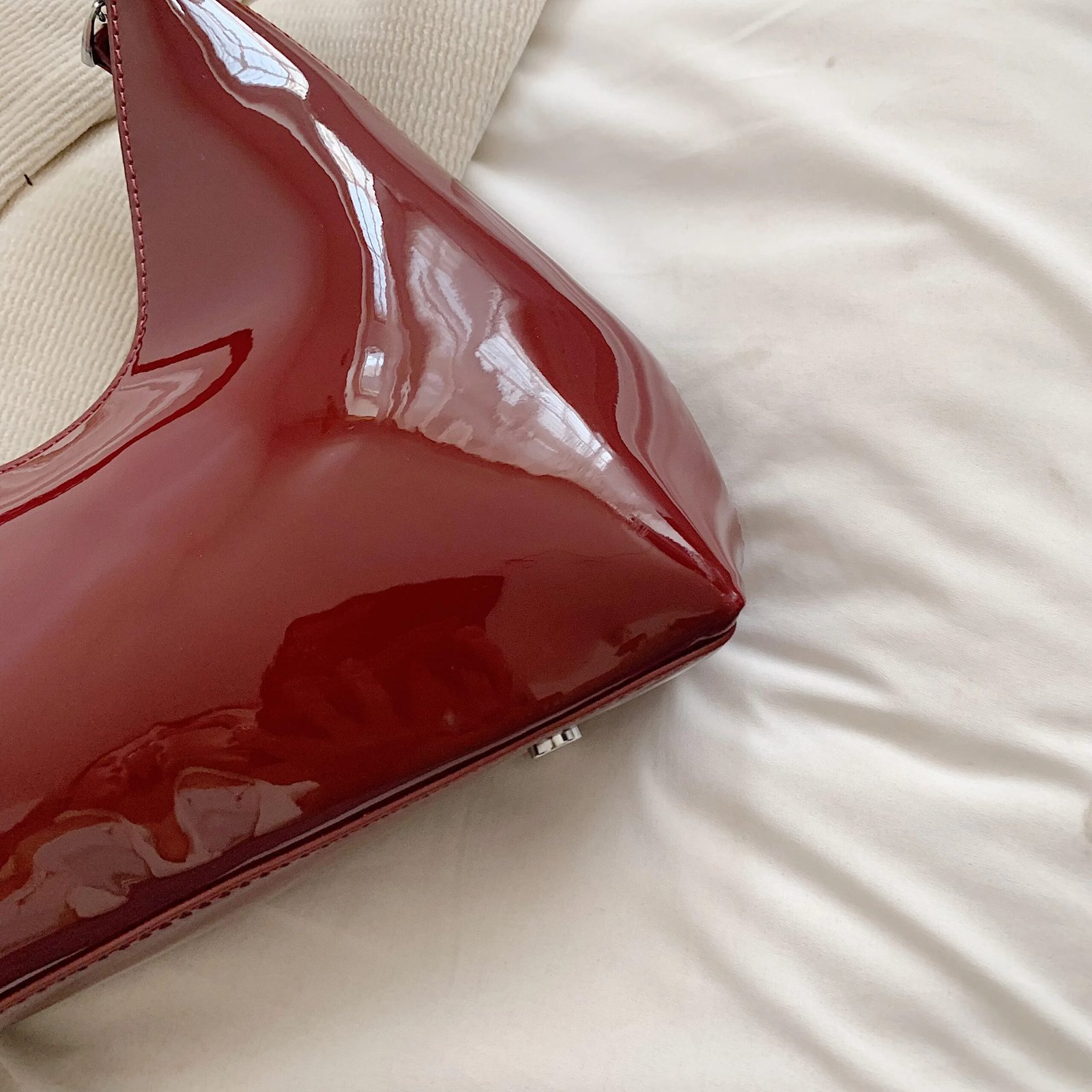 Patent Leather Shoulder Bag