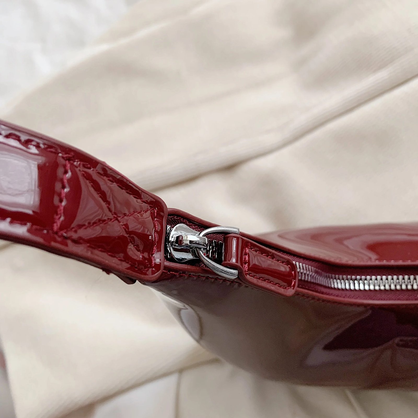 Patent Leather Shoulder Bag