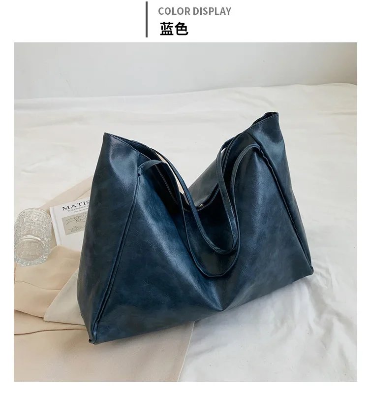 Soft Pu Leather Casual BucketBags