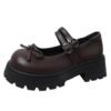 Bowknot Platform Oxford Glossy Shoes