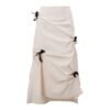 Bow Applique Long Skirts