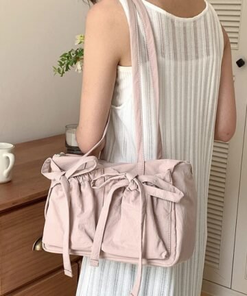 Fresh Gentle Bow Tote Bag