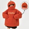 Halloween Pumpkin Shaped Hoodie