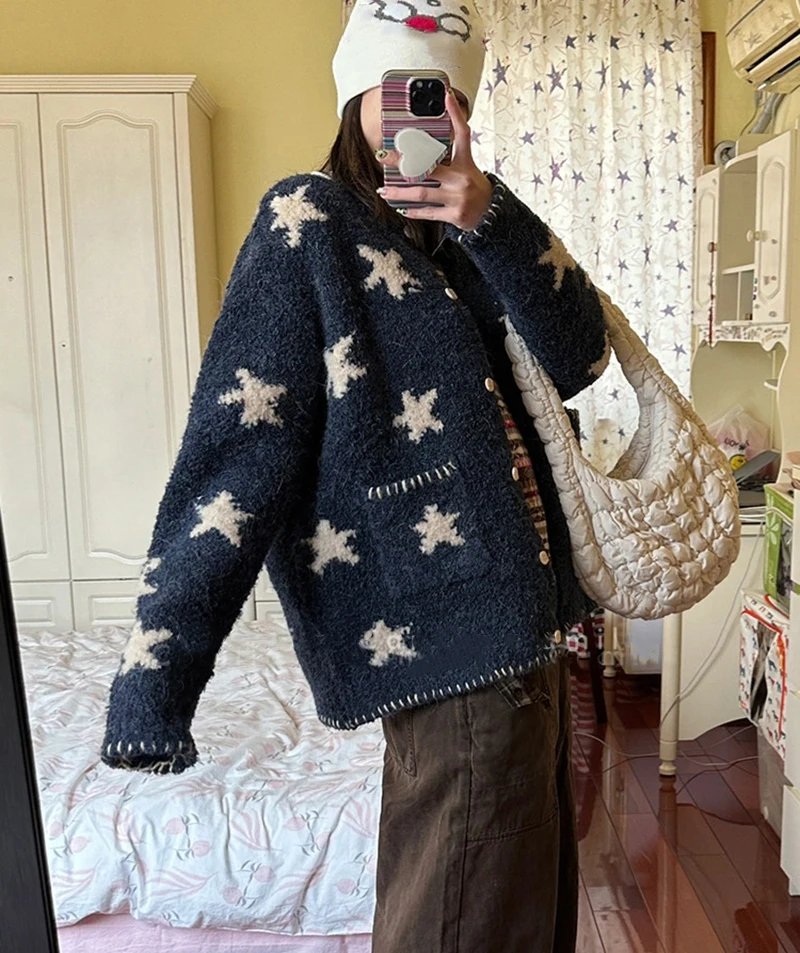 Vintage Star Knitted Cardigan Vintage Star Knitted Cardigan