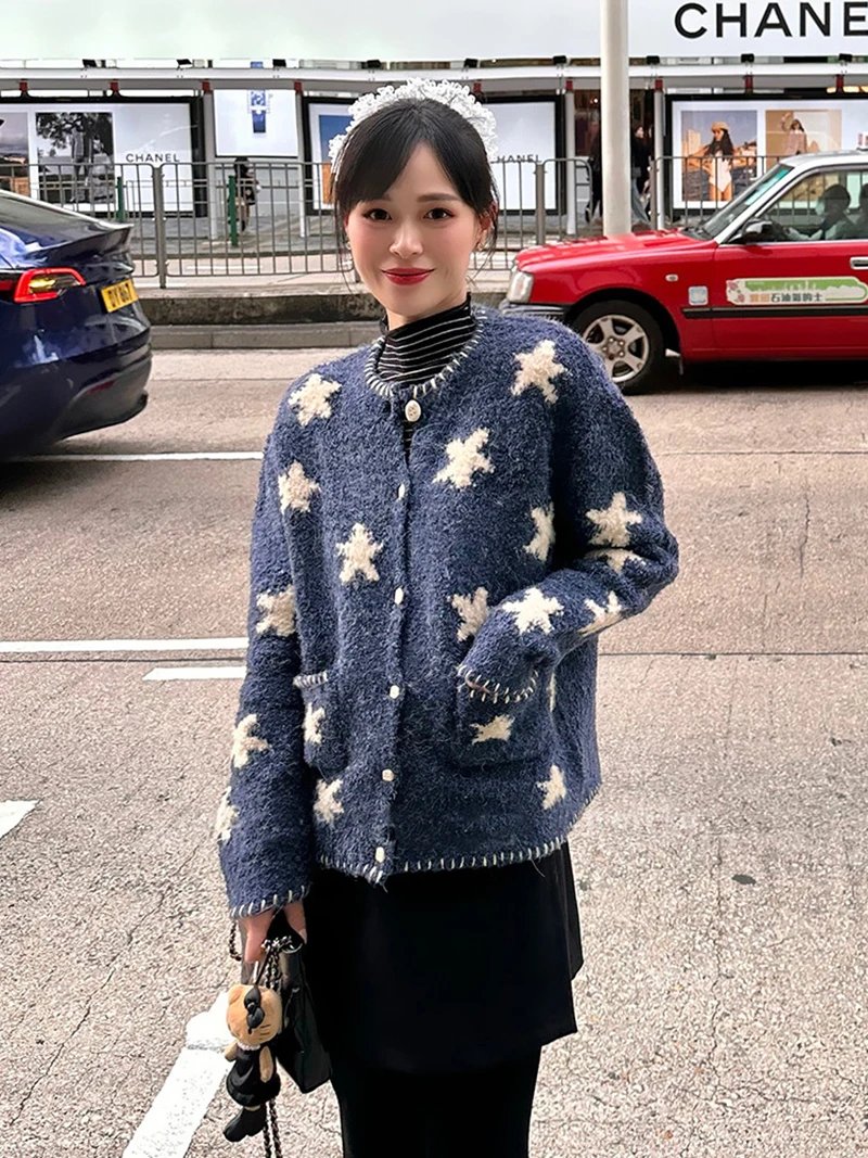 Vintage Star Knitted Cardigan Vintage Star Knitted Cardigan