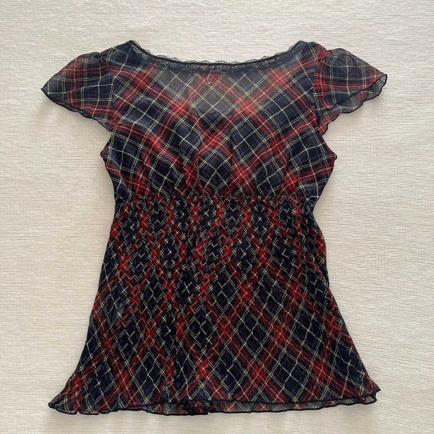 Y2K Vintage Pleated Tees Y2K Vintage Pleated Tees