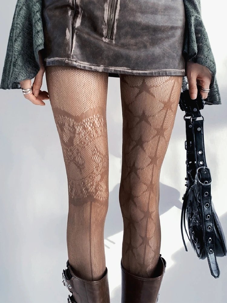 Punk Women Fishnet Stockings