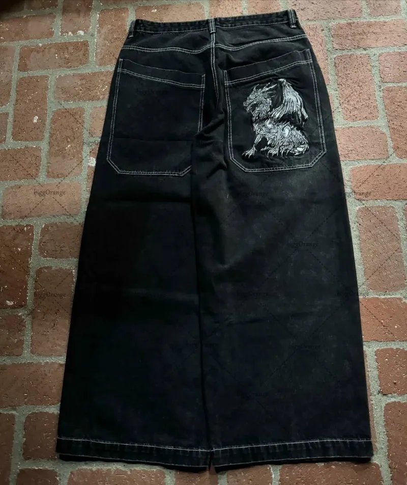 Gothic Harajuku Wide-Leg Pants