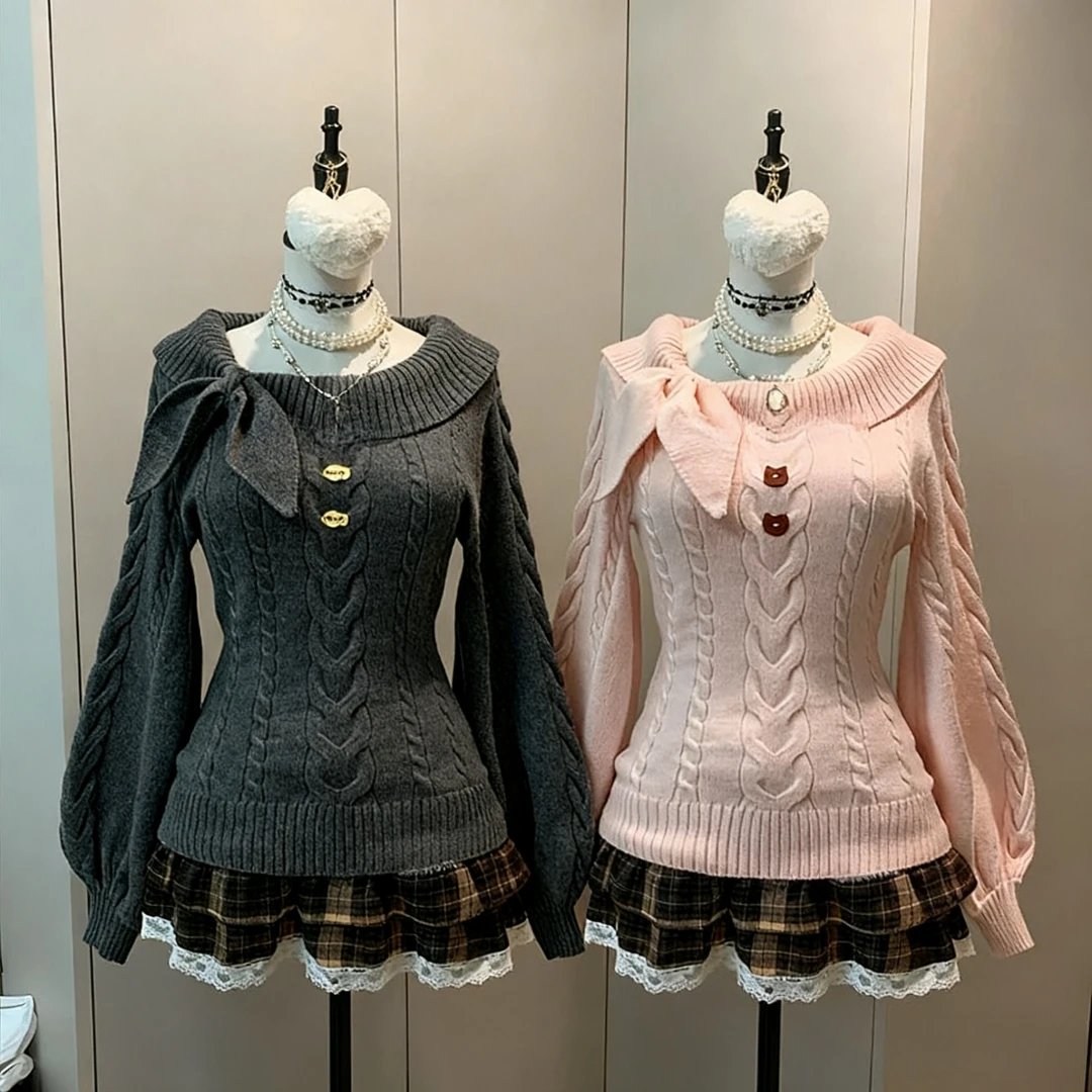 Korean Coquette Sweater
