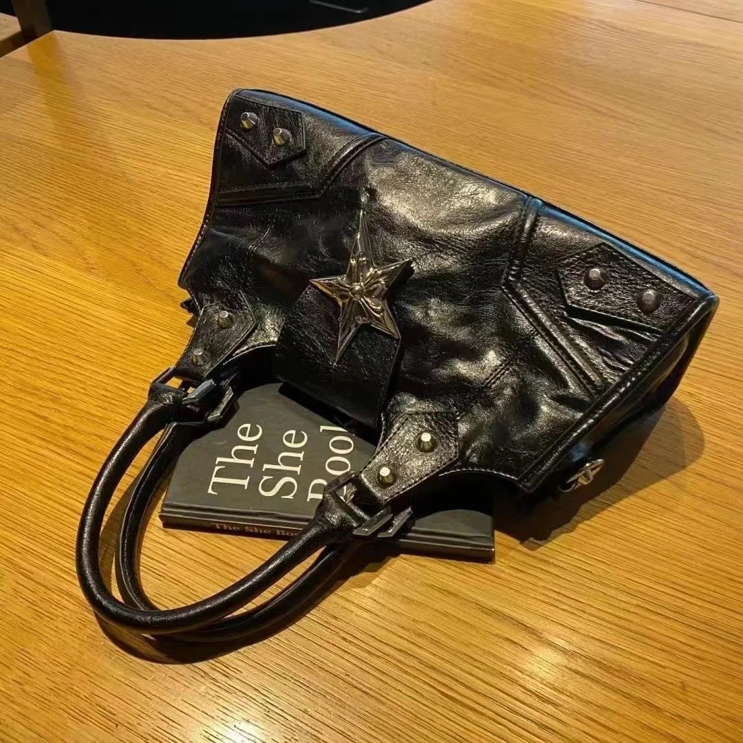 Y2K Korean Gothic Star Girl Bag