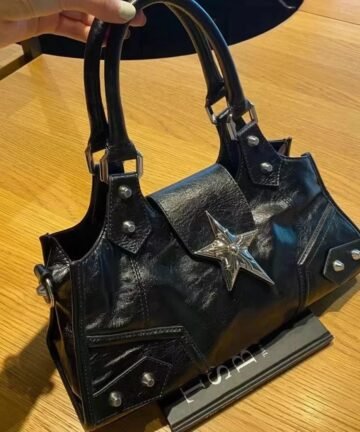 Y2K Korean Gothic Star Girl Bag