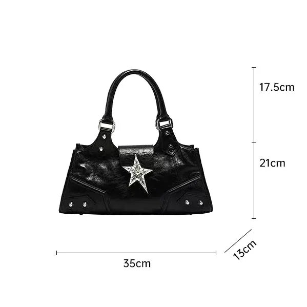 Y2K Korean Gothic Star Girl Bag