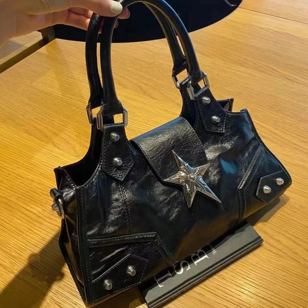 Y2K Korean Gothic Star Girl Bag
