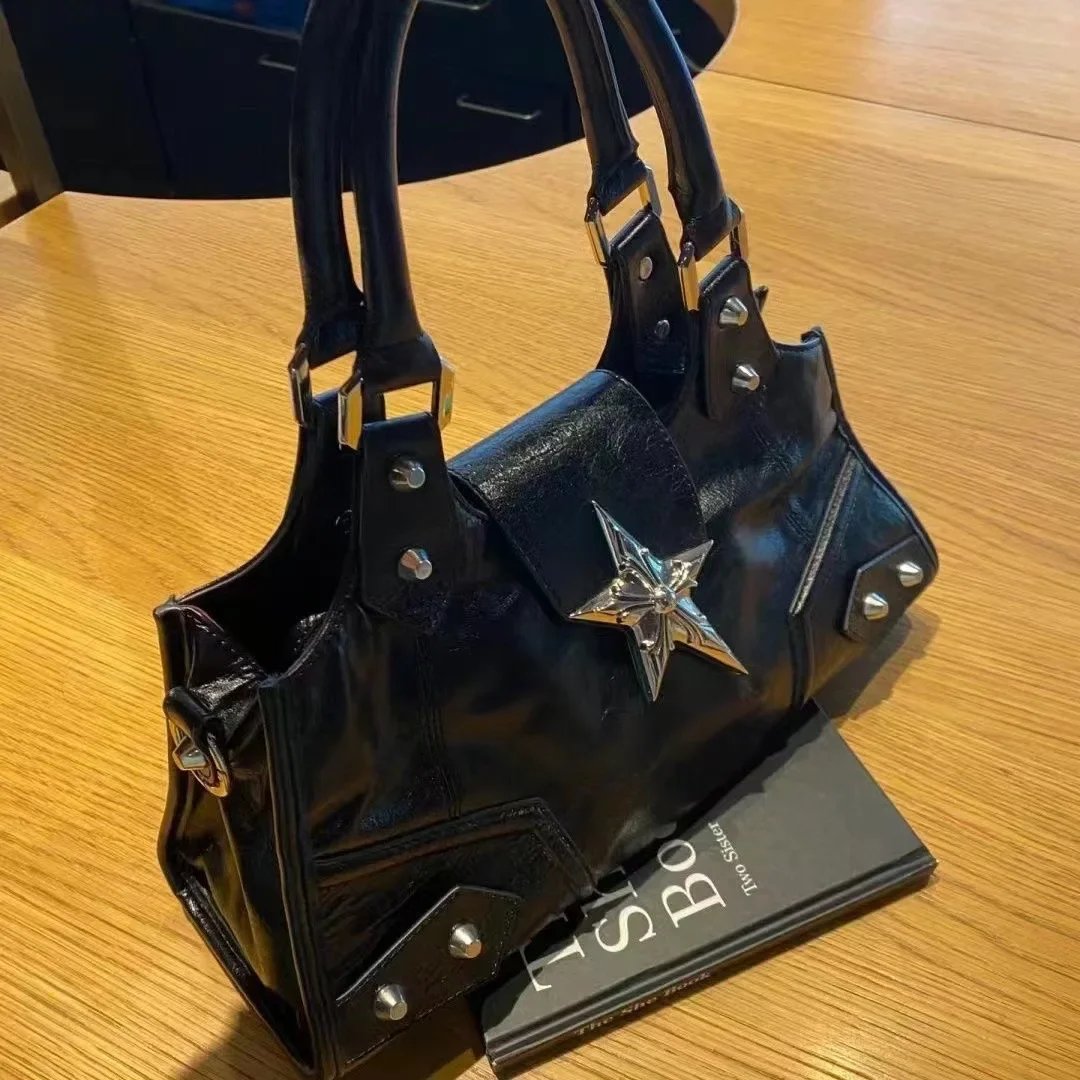 Y2K Korean Gothic Star Girl Bag
