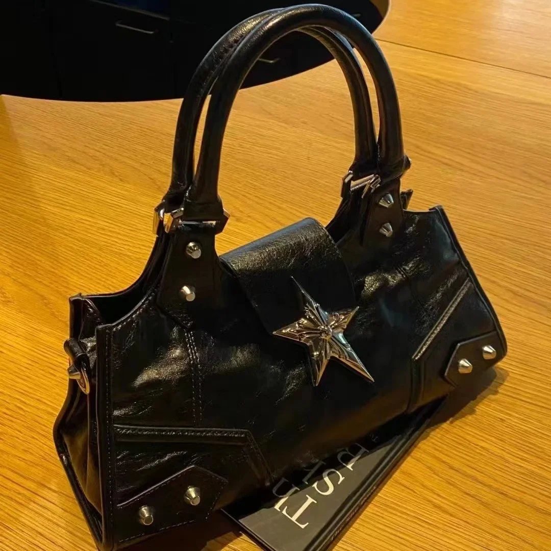 Y2K Korean Gothic Star Girl Bag