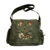 Dragonfly Print Crossbody Messenger Bag